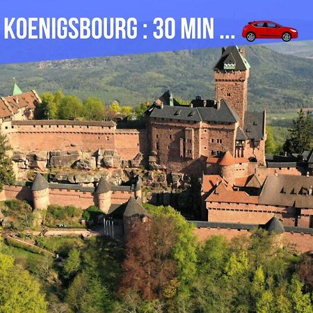 Le Red St Leon : Lit Queen Size * Wifi * Ideal Couple Кольмар Екстер'єр фото