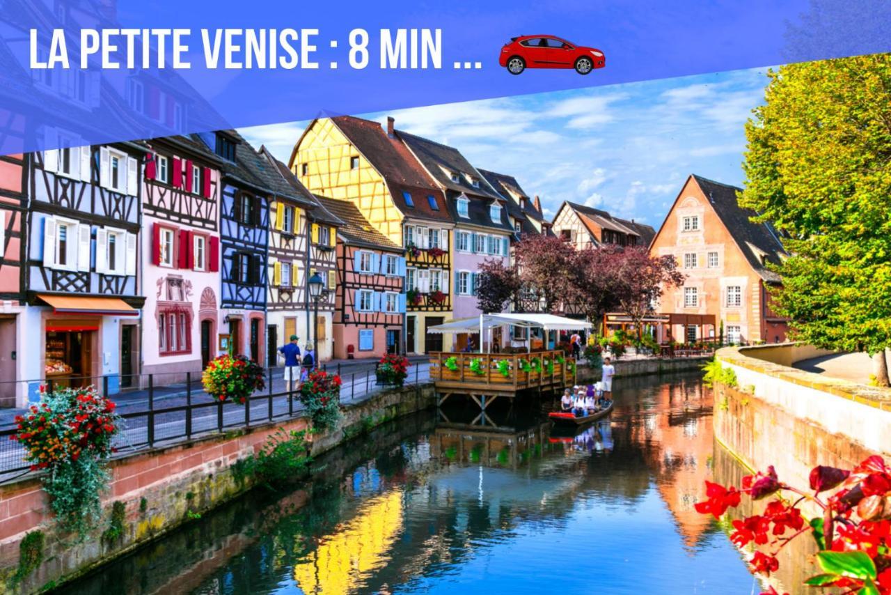 Le Red St Leon : Lit Queen Size * Wifi * Ideal Couple Кольмар Екстер'єр фото